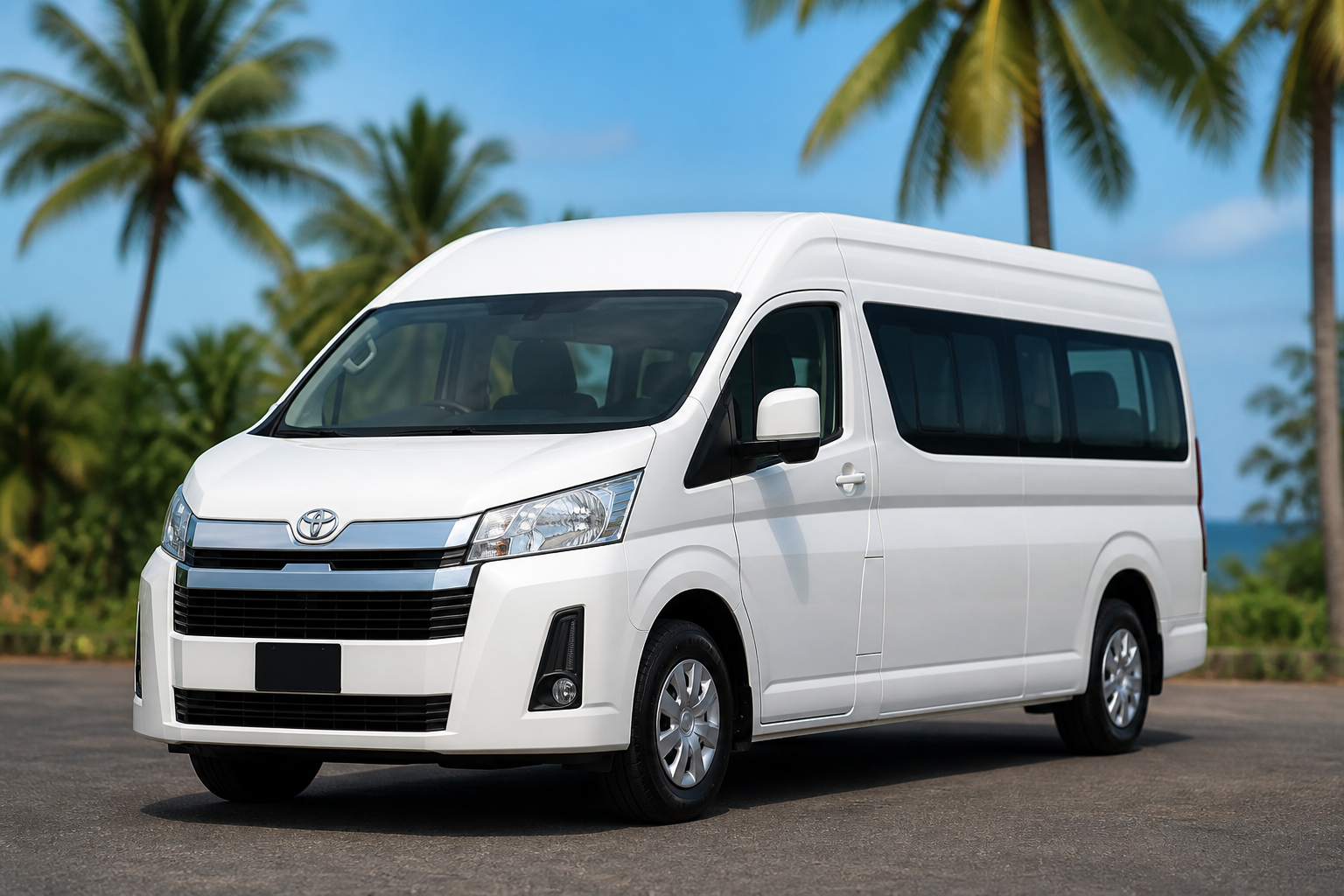Toyota Hiace - private car for Bali tour with driver