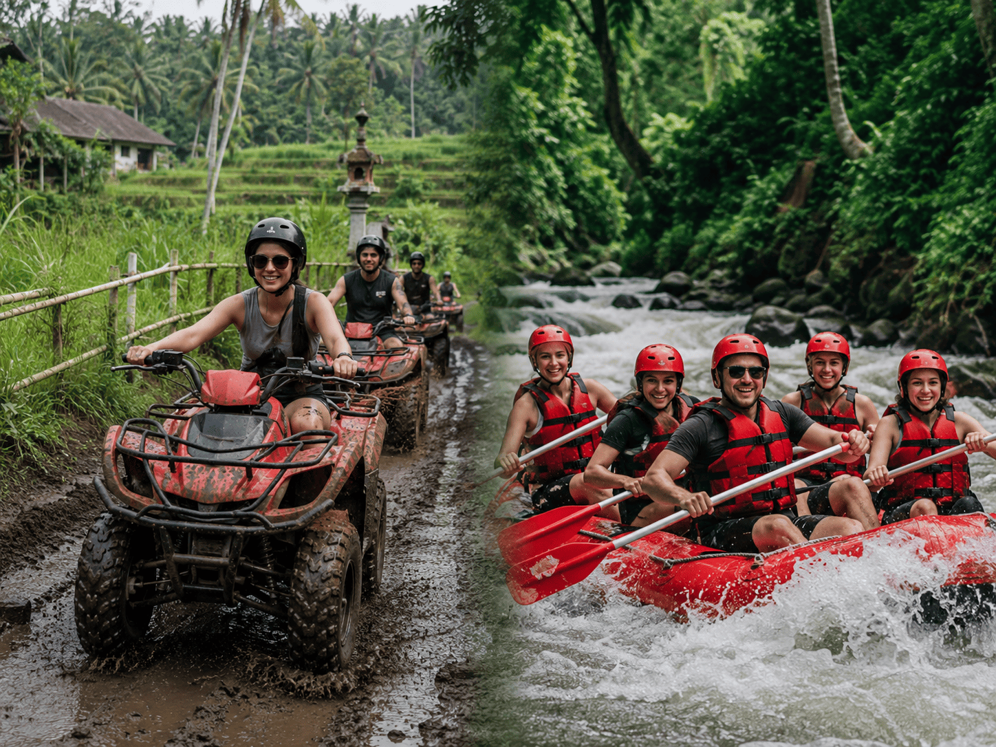 ATV Rafting Monkey Forest Bali Tour - Bali tour package photo