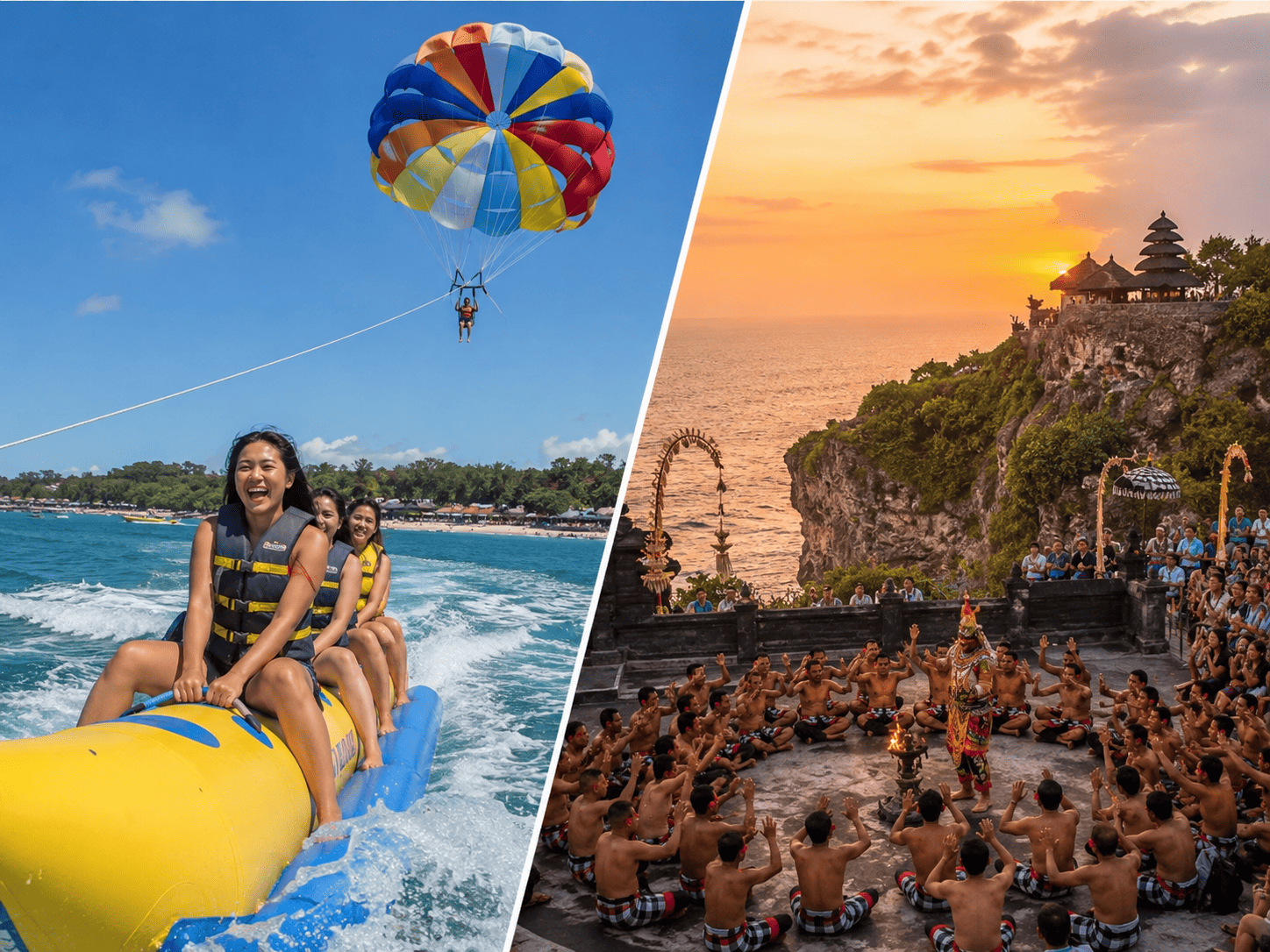 Bali Water Sports, Uluwatu & Kecak Dance Tour - Bali tour package photo