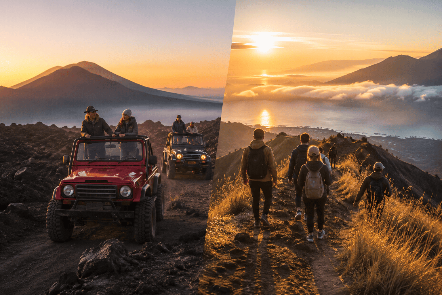 Mount Batur Kintamani Jeep Trekking Tour - Bali tour package photo