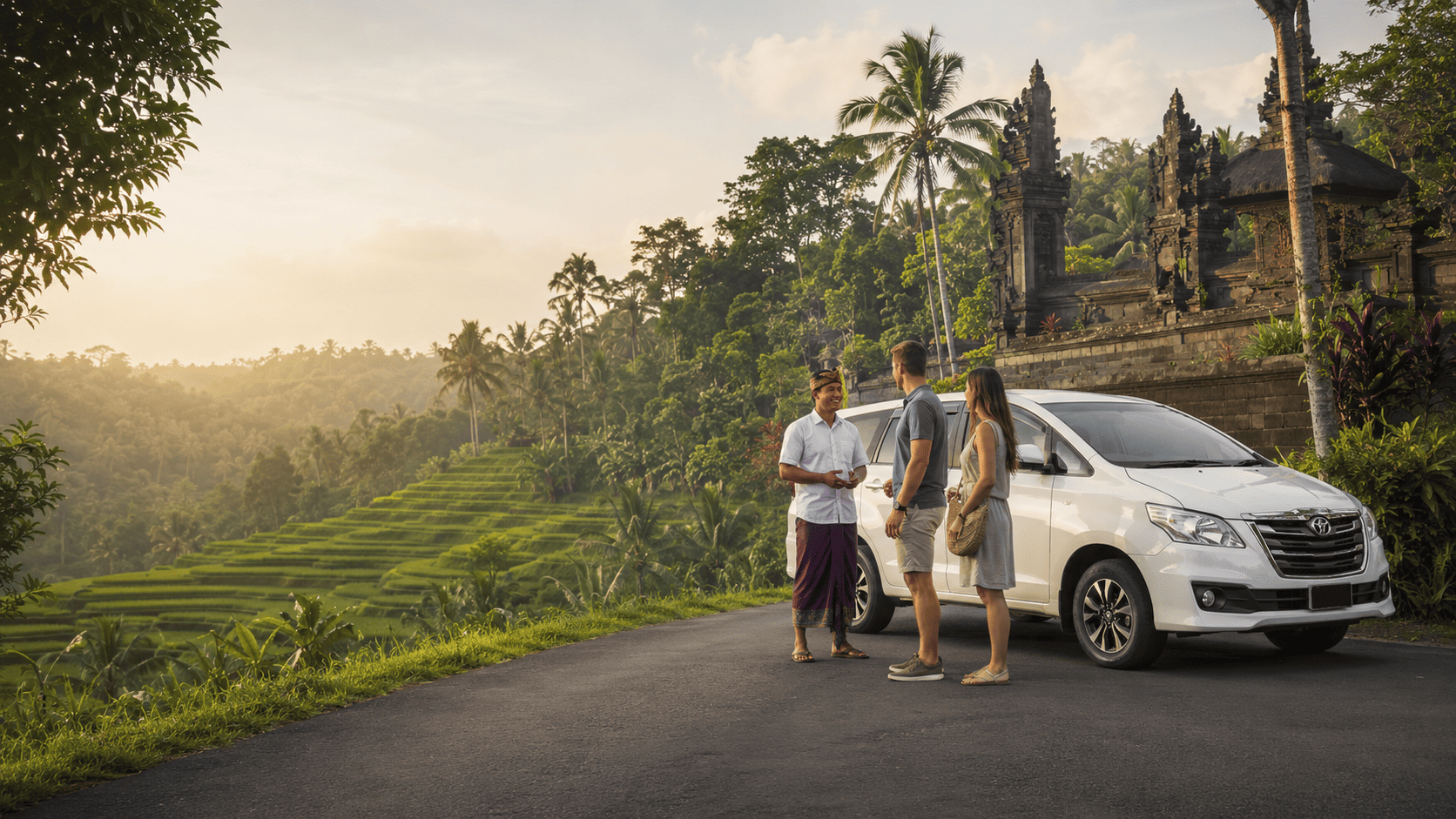 Bali temple scenery for tour packages
